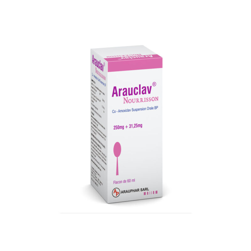 Arauclav enfant susp 60ml