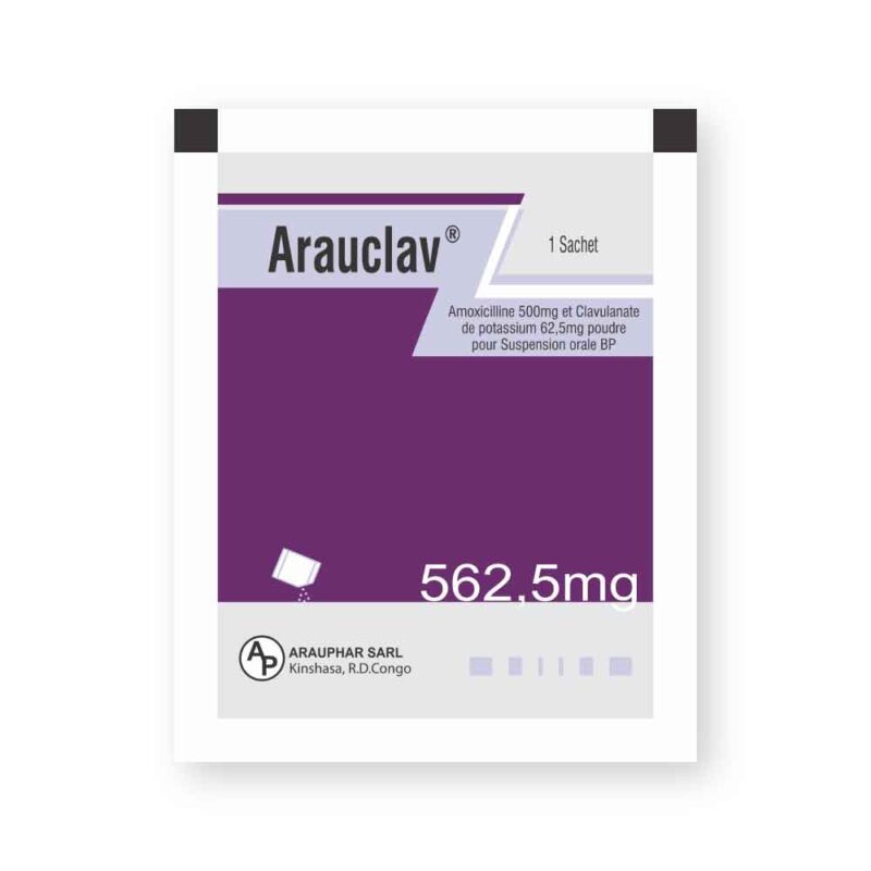 Arauclav 562.5mg sachet