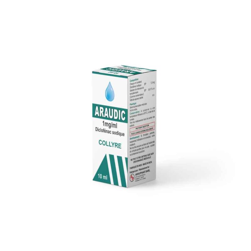 Araudic eye drops